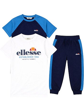 Ellesse - lot de 2 t-shirts manches courtes et pantalon de jogging
