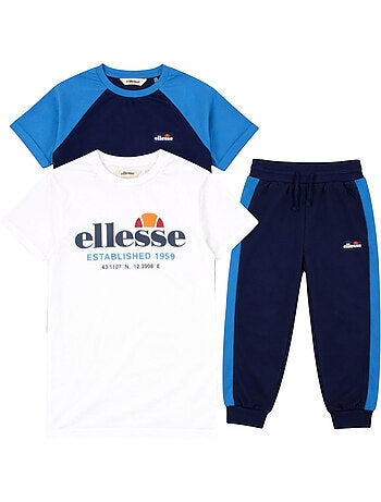 Ellesse - lot de 2 t-shirts manches courtes et pantalon de jogging