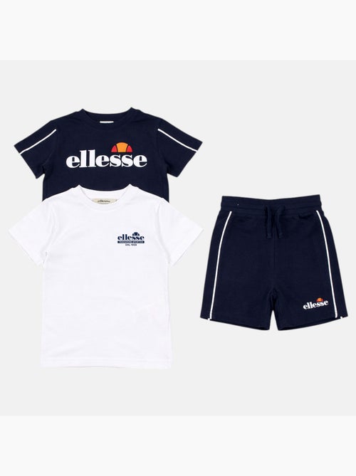 Ellesse - lot de 2 t-shirts manches courtes et short - Kiabi