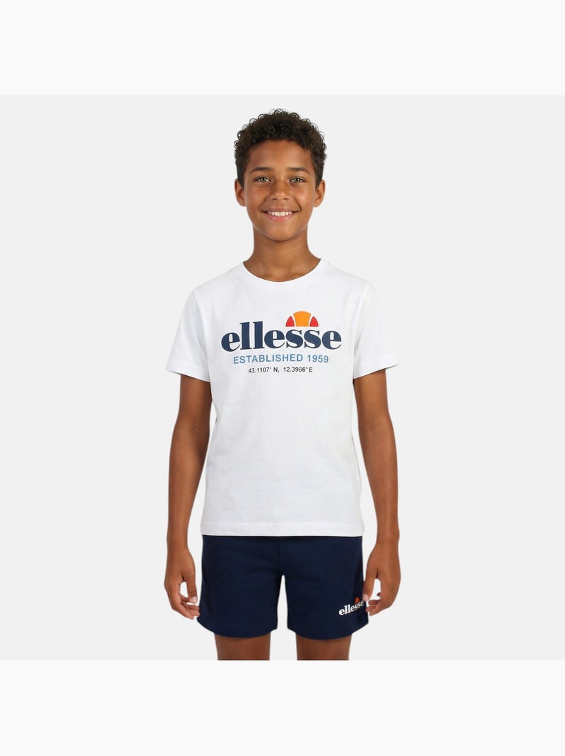 Ellesse - lot de 2 t-shirts manches courtes et short Bleu marine - Kiabi