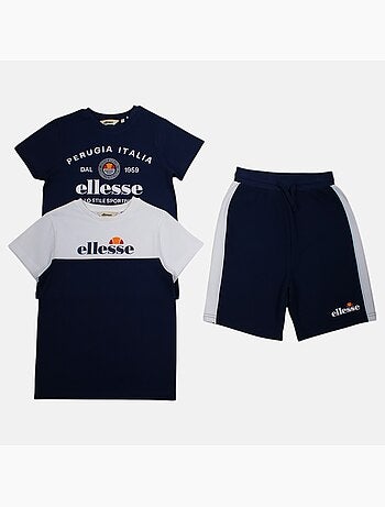 Ellesse - lot de 2 t-shirts manches courtes et short