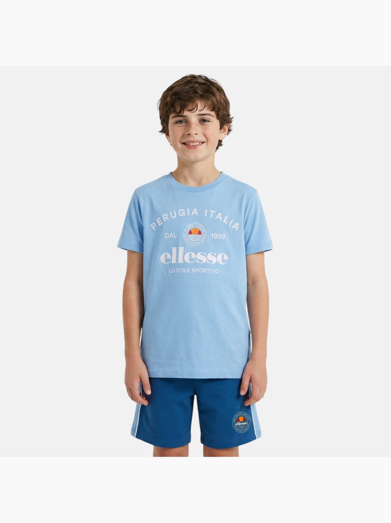 Ellesse - lot de 2 t-shirts manches courtes et short Bleu - Kiabi