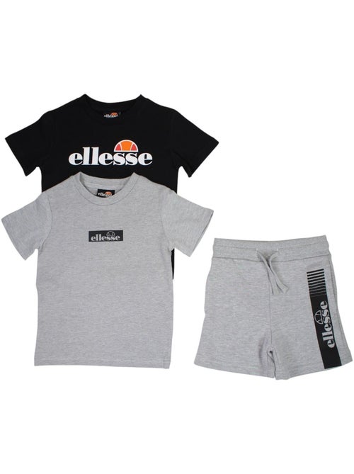 Ellesse - lot de 2 t-shirts manches courtes et short - Kiabi