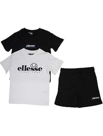Ellesse - lot de 2 t-shirts manches courtes et short