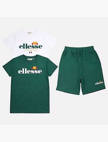 Ellesse - lot de 2 t-shirts manches courtes et short