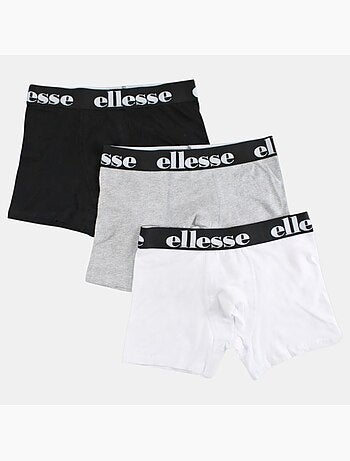 Ellesse - lot de 3 boxers, ceinture élastique