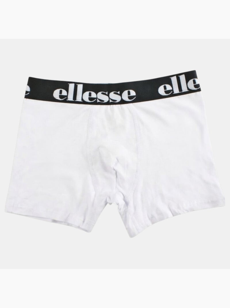 Ellesse - lot de 3 boxers, ceinture élastique Noir - Kiabi
