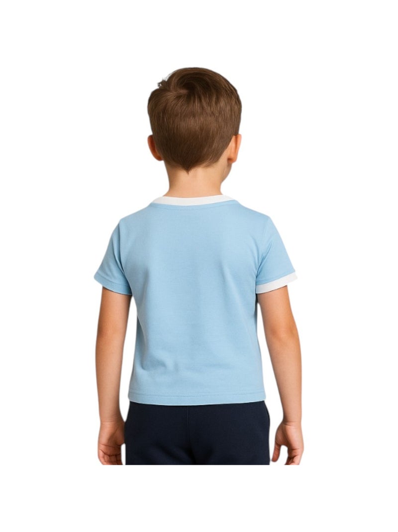 Ellesse - Pack 2 t-shirts et 1 pantalon jogging garçon à imprimé Bleu marine - Kiabi