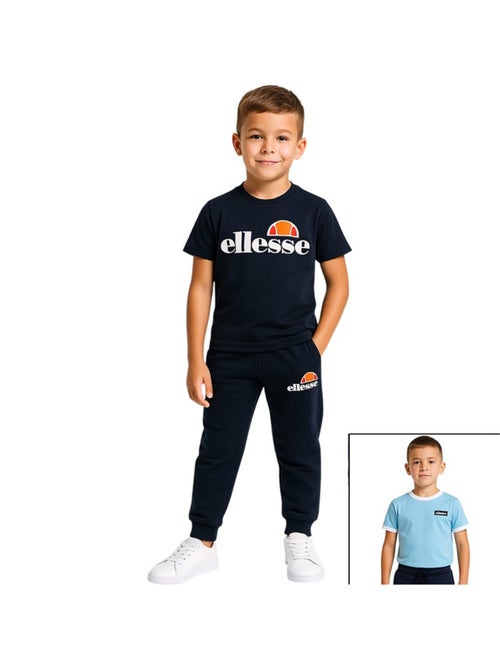 Ellesse - Pack 2 t-shirts et 1 pantalon jogging gar?on ? imprim? - Kiabi