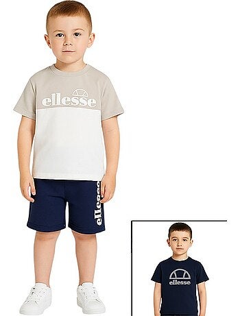 Ellesse - Pack 2 t-shirts et 1 short garçon à imprimé