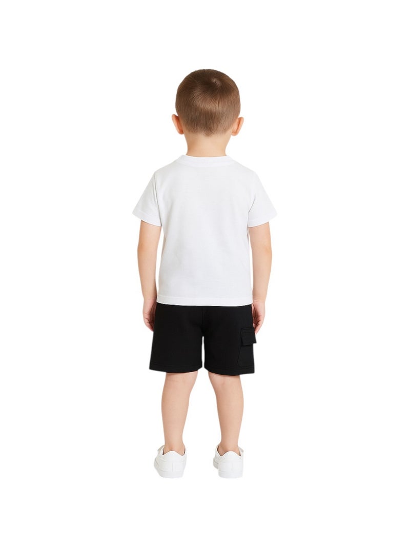 Ellesse - Pack 2 t-shirts et 1 short garçon à imprimé Blanc - Kiabi