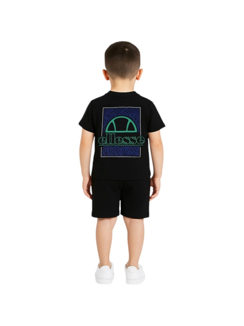 Ellesse - Pack 2 t-shirts et 1 short garçon à imprimé Noir - Kiabi