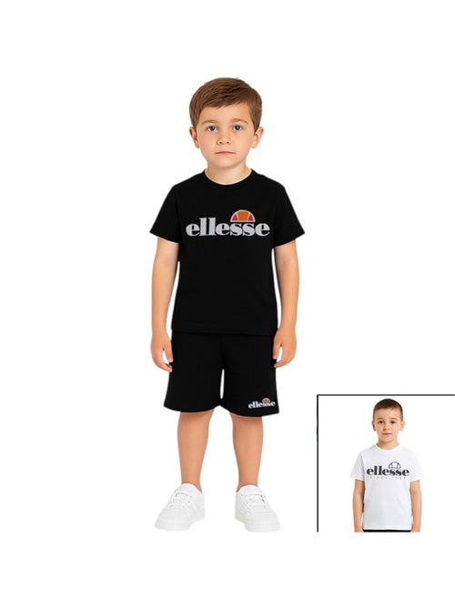 Ellesse - Pack 2 t-shirts et 1 short garçon à imprimé - Kiabi