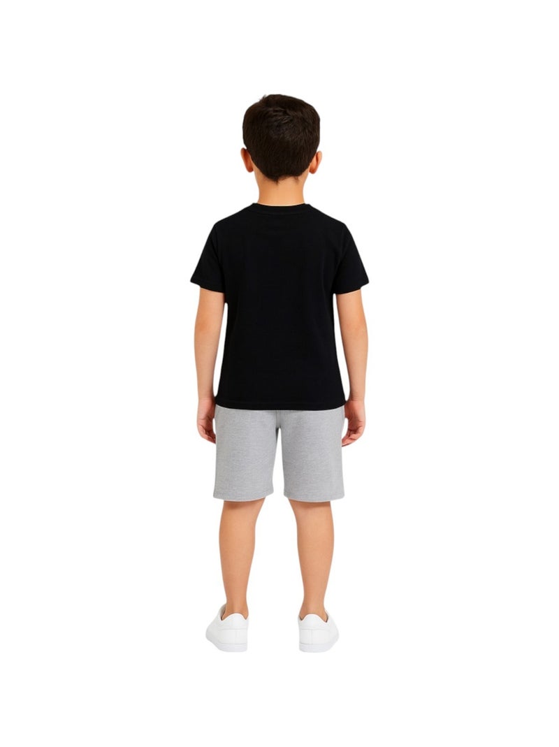 Ellesse - Pack 2 t-shirts et short garçon à imprimé Noir - Kiabi