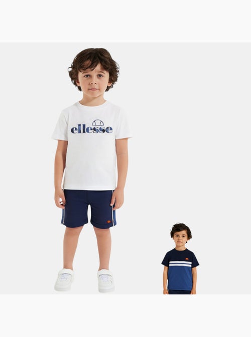 Ellesse - Pack 2 t-shirts et short gar?on ? imprim? - Kiabi