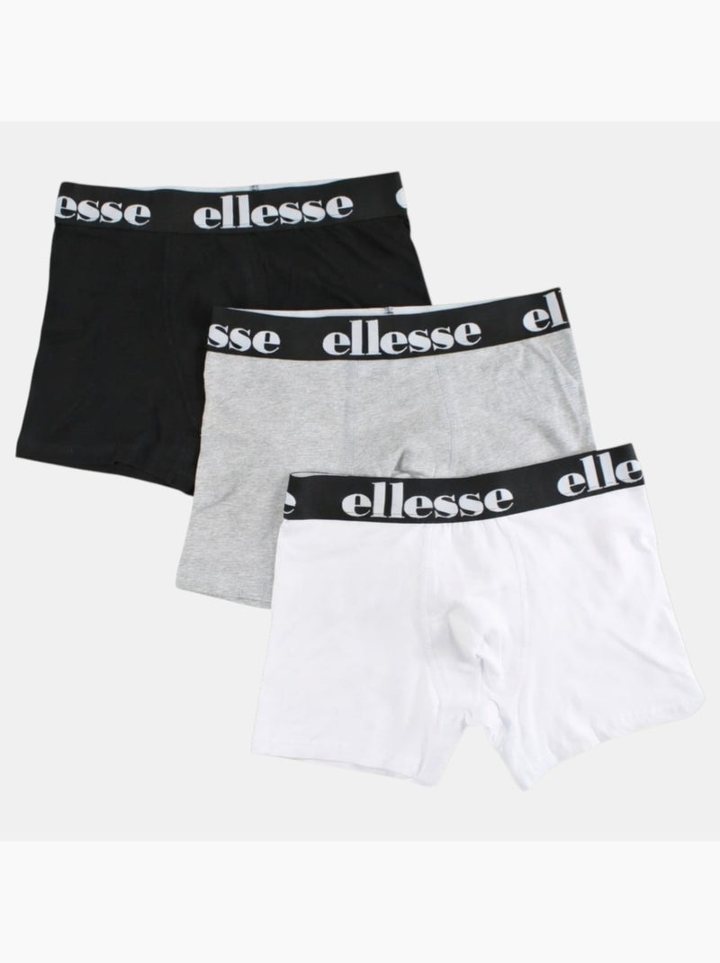 Ellesse - Pack 3 boxers homme Noir - Kiabi