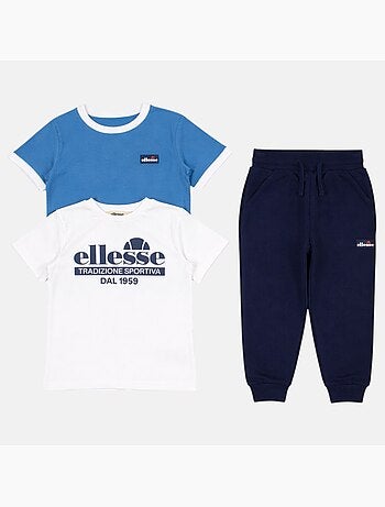 Ellesse - Pack de 2 T-shirts et 1 pantalon de jogging Garcon