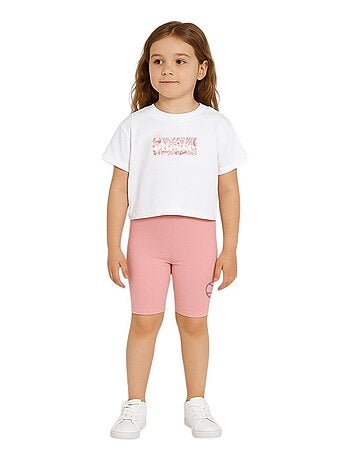 Ellesse - Pack de 2 T-shirts et short cycliste Fille
