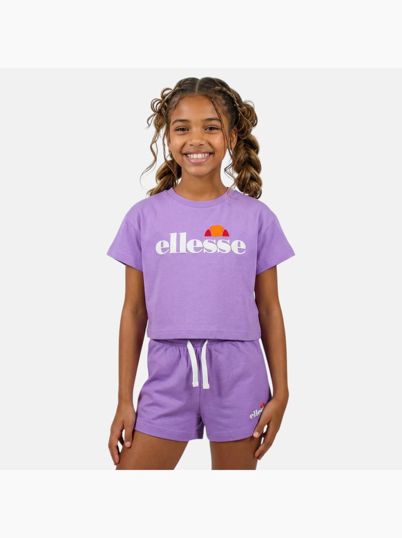 Ellesse - Pack de 2 T-shirts et short Fille Violet - Kiabi