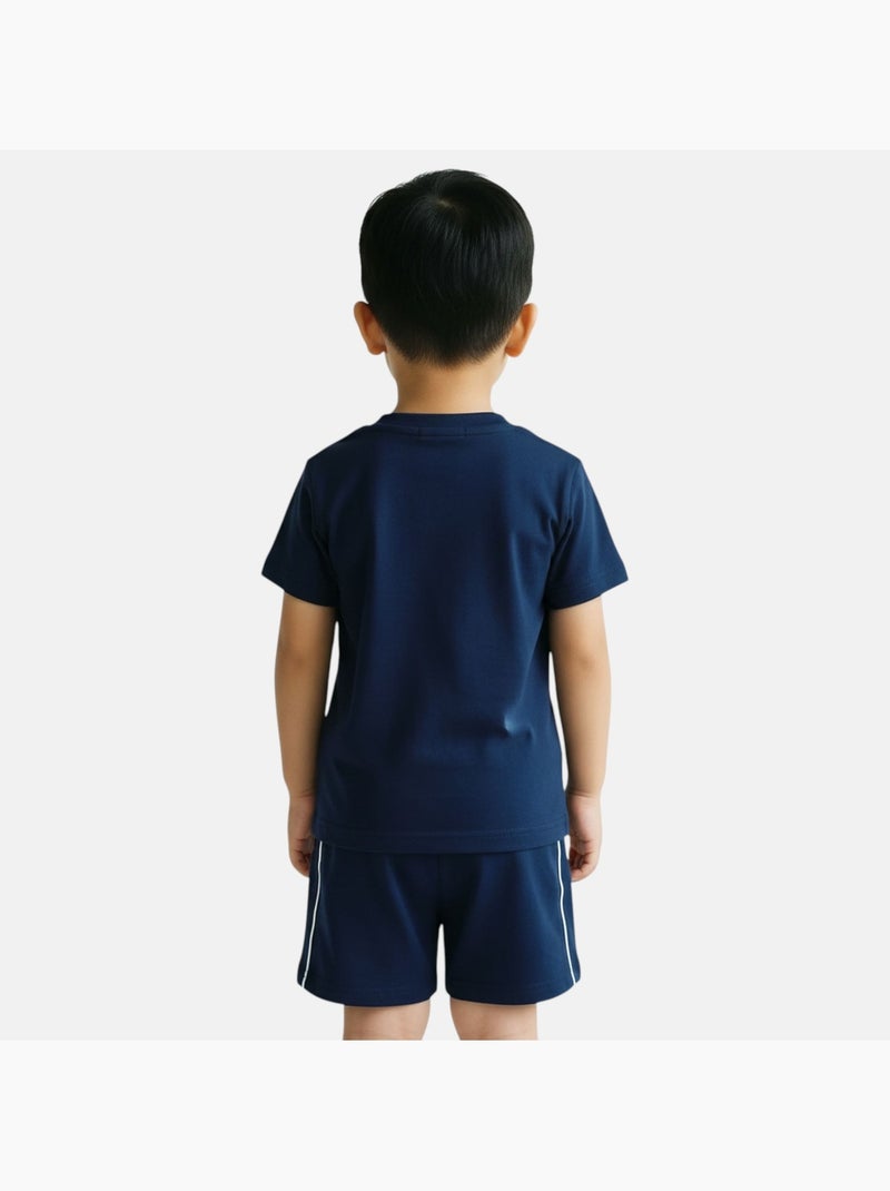 Ellesse - Pack de 2 T-shirts et short Garçon Bleu marine - Kiabi