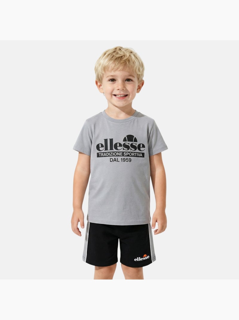 Ellesse - Pack de 2 T-shirts et short Garçon Noir - Kiabi
