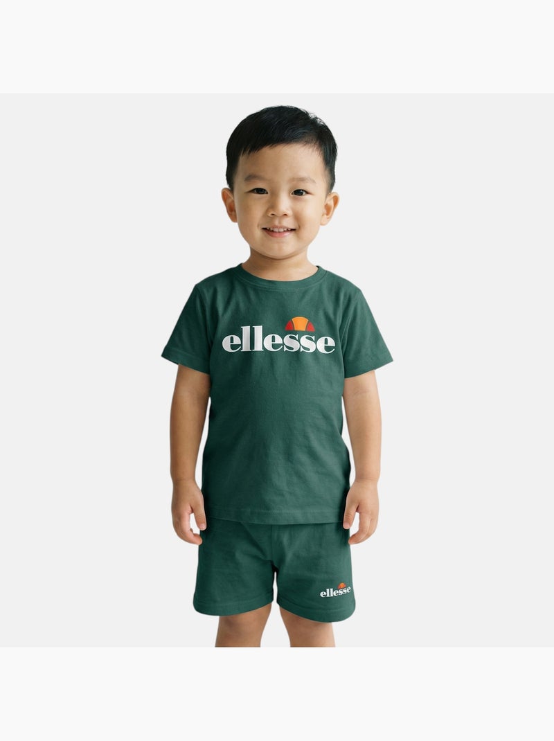 Ellesse - Pack de 2 T-shirts et short Garçon Vert - Kiabi
