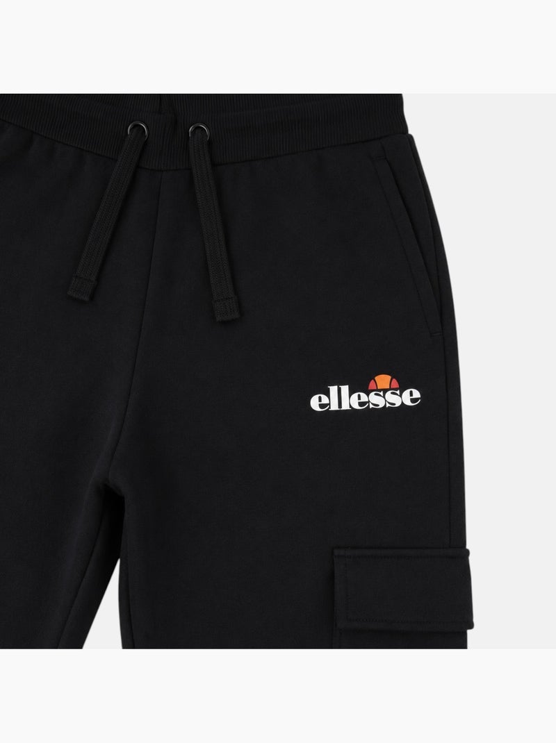 Ellesse - pantalon de jogging à cordon de serrage, coupe décontractée, poches cargo et bas resserrés Noir - Kiabi
