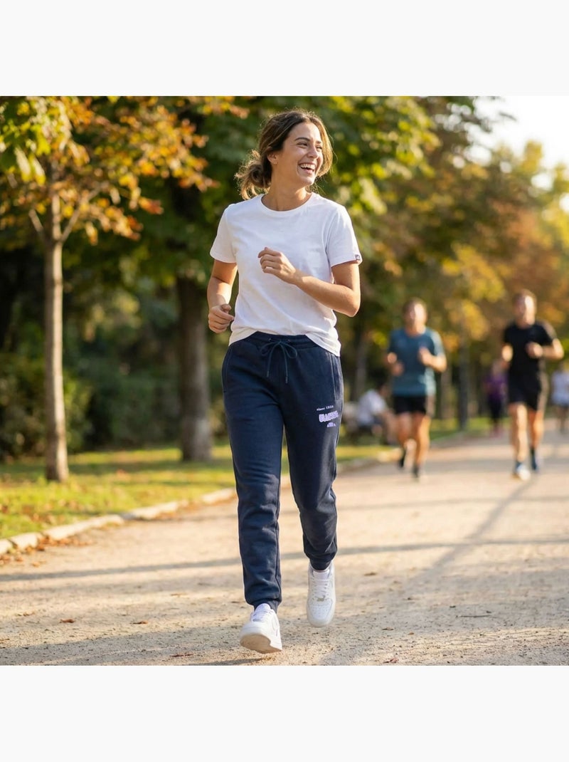Ellesse - Pantalon de jogging femme à imprimé Bleu marine - Kiabi
