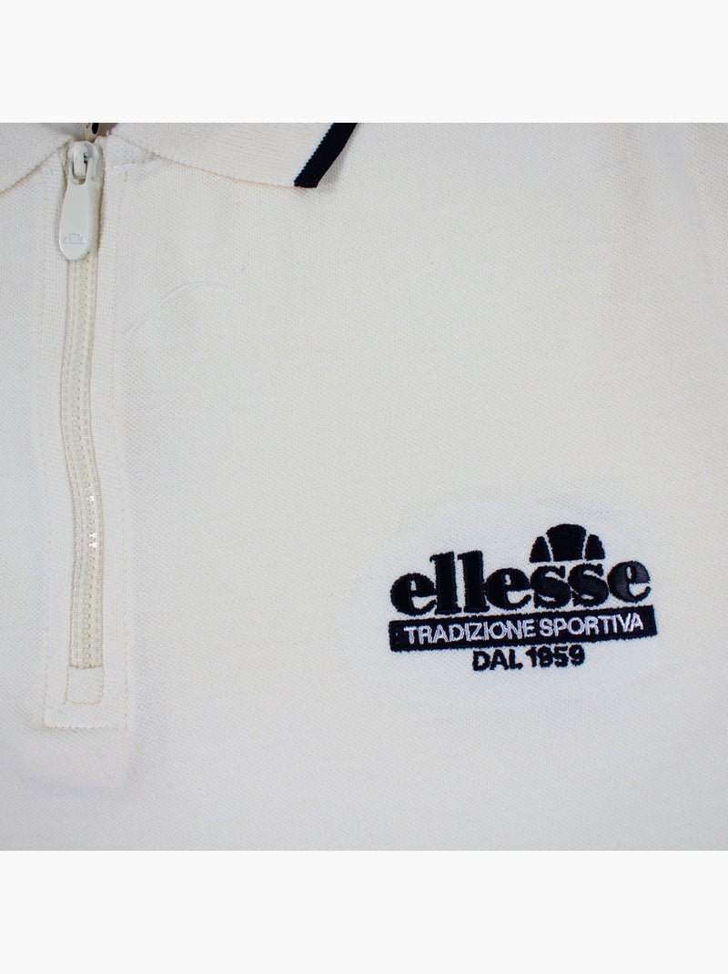 Ellesse - Polo homme manches courtes Ecru - Kiabi