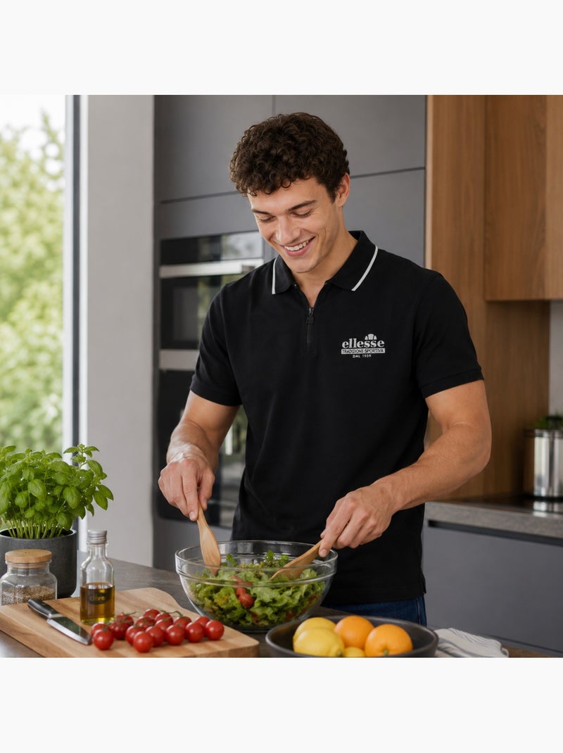 Ellesse - Polo homme manches courtes Noir - Kiabi