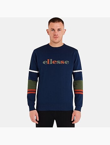 Ellesse - pull col rond à motif graphique, manches longues