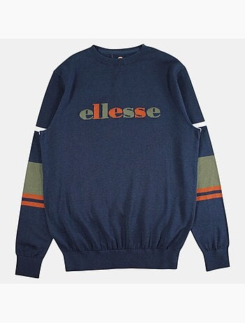 Ellesse - pull col rond à motif graphique, manches longues