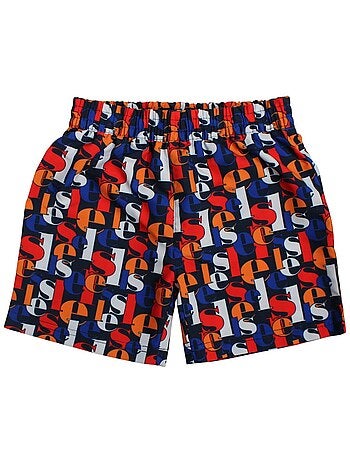 Ellesse - short de bain à imprimé graphique, coupe droite