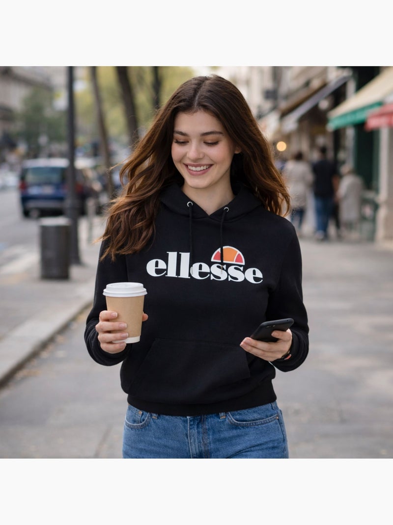 Ellesse - Sweat à capuche femme au design moderne et sportif Noir - Kiabi
