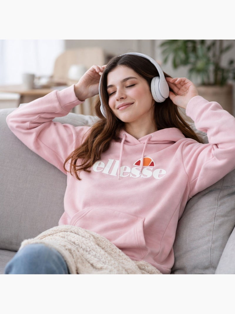 Ellesse - Sweat à capuche femme au design moderne et sportif Rose - Kiabi