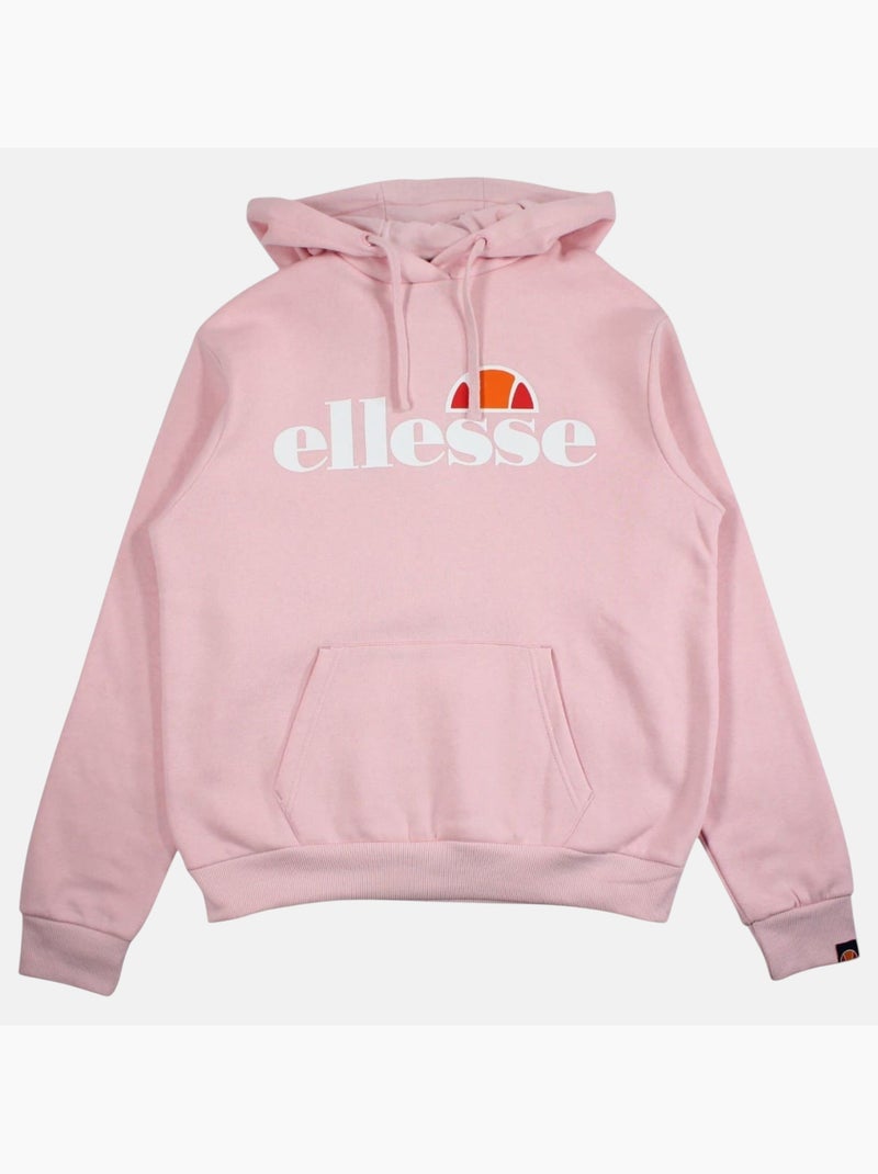 Ellesse - Sweat à capuche femme au design moderne et sportif Rose - Kiabi