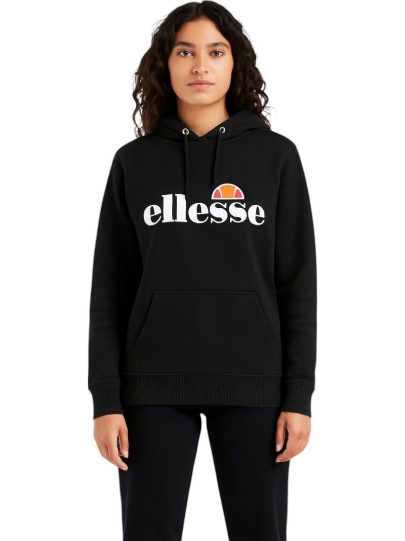 Ellesse Sweat à capuche Femme Noir Noir Femme Kiabi