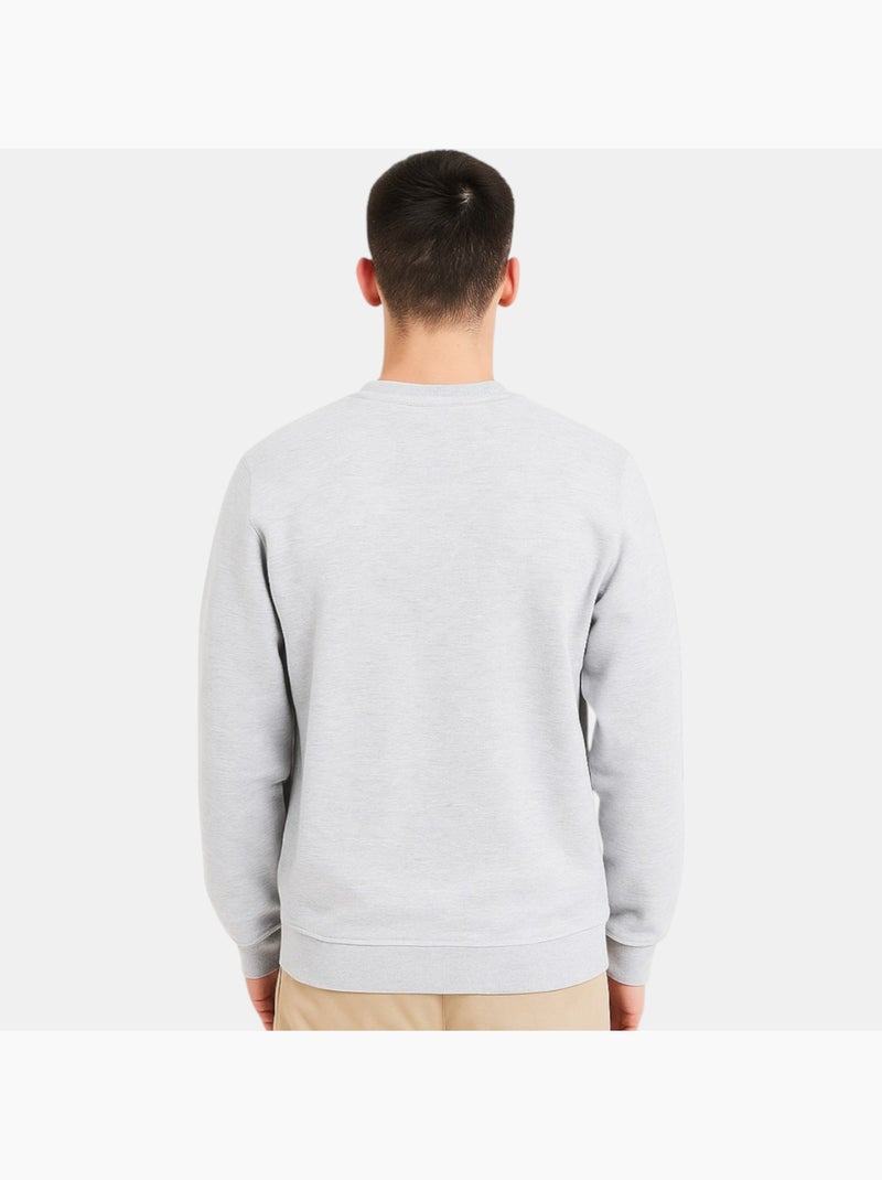 Ellesse - sweat col rond imprimé, manches longues Blanc - Kiabi