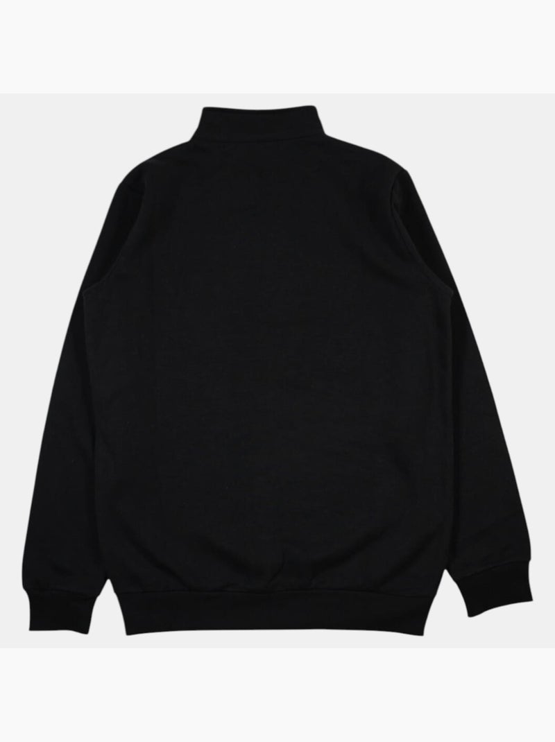 Ellesse - sweat col rond imprimé, manches longues et fermeture zippée Noir - Kiabi