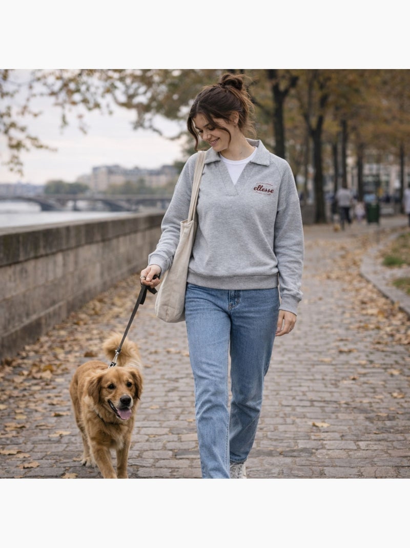 Ellesse - Sweat femme à capuche à imprimé Gris - Kiabi