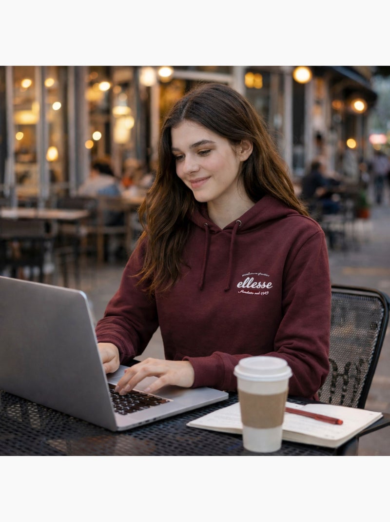 Ellesse - Sweat femme au style décontracté et contemporain Bordeaux - Kiabi