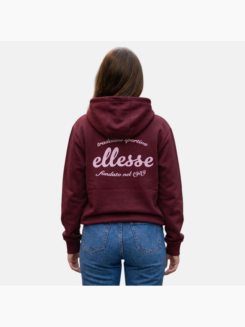 Ellesse - Sweat femme au style décontracté et contemporain Bordeaux - Kiabi