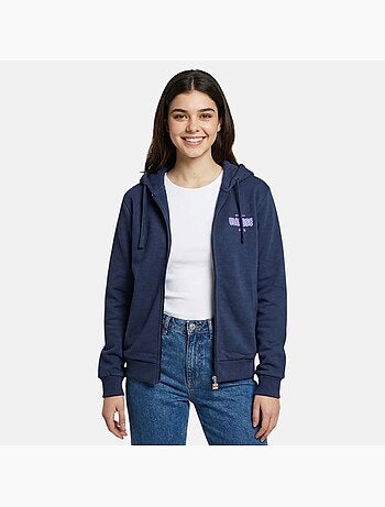 Ellesse - Sweat zippé à capuche femme au style dynamique et confortable
