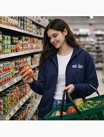 Ellesse - Sweat zippé à capuche femme au style dynamique et confortable