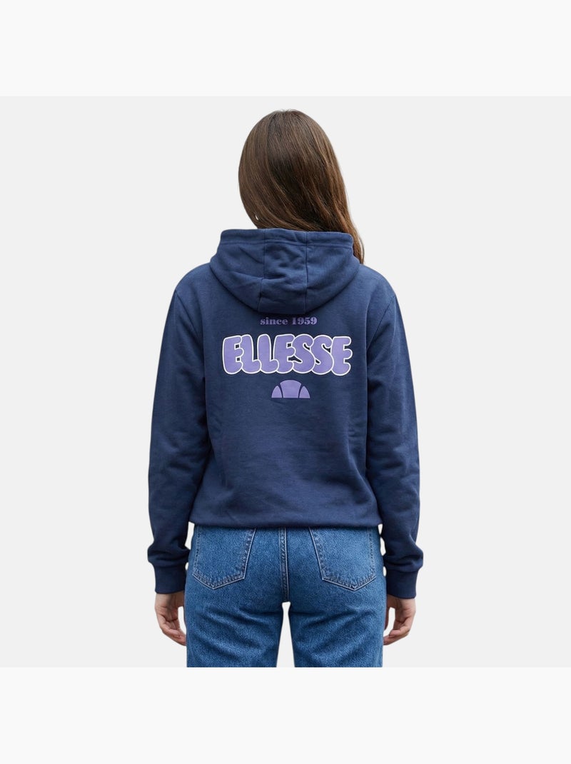 Ellesse - Sweat zippé à capuche femme au style dynamique et confortable Bleu marine - Kiabi