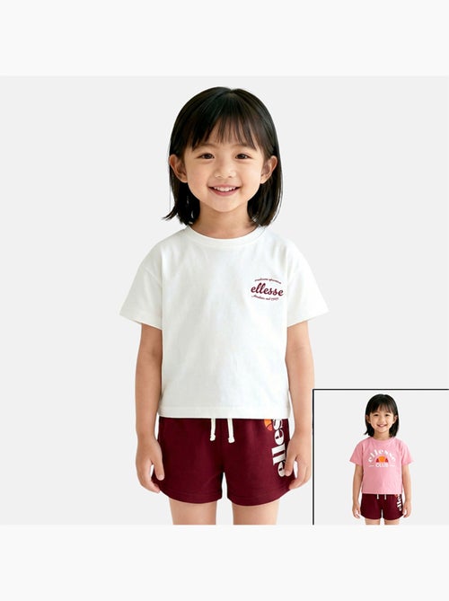 Ellesse - T-shirt avec logo et short assorti - Kiabi