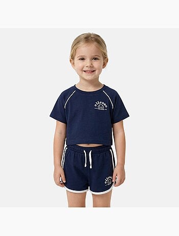 Ellesse - T-shirt avec logo et short fille