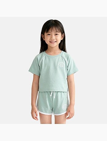 Ellesse - T-shirt avec logo et short fille