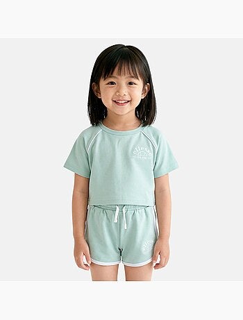 Ellesse - T-shirt avec logo et short fille