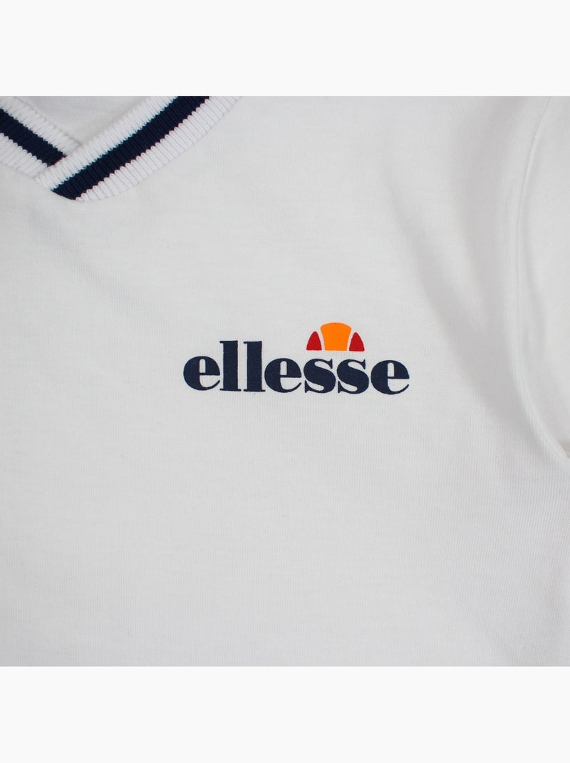 Ellesse - T-shirt col V et short garçon Blanc - Kiabi